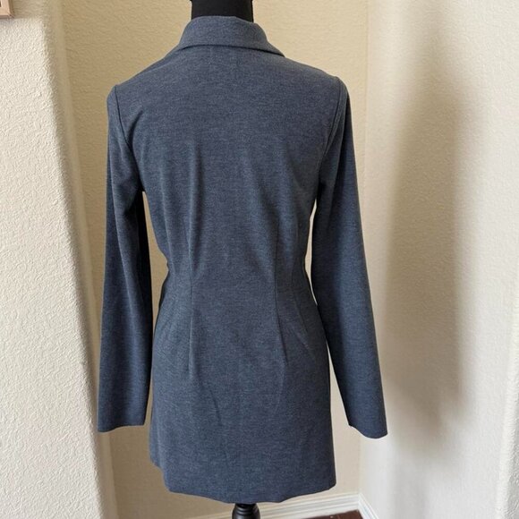 NIC + ZOE All Day Comfort Knit Blazer In Dark Indigo size S - Picture 2 of 14